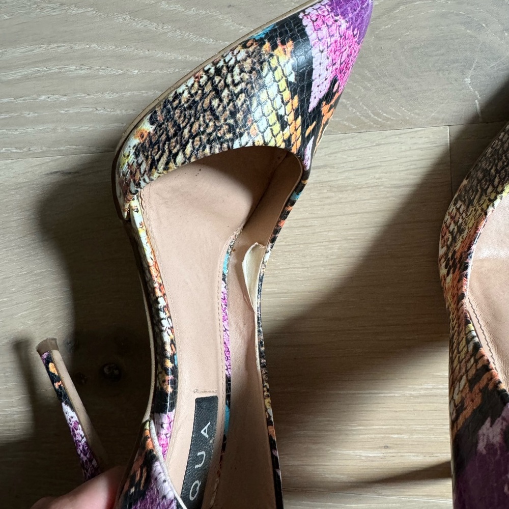 Aqua Women's Dion Half d'Orsay High-Heel Pumps - Picture 8 of 10